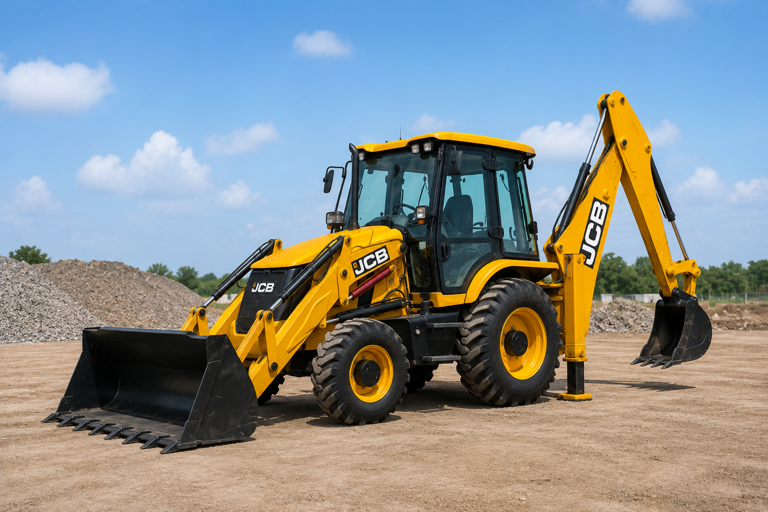 JCB Backhoe Loader Rental